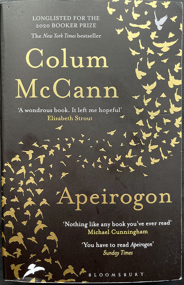Cover of Apeirogon by Colum McCann
